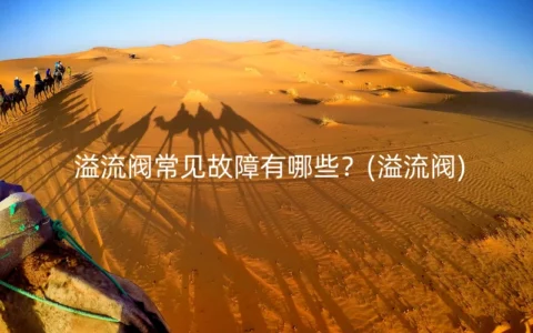 溢流阀常见故障有哪些？(溢流阀)
